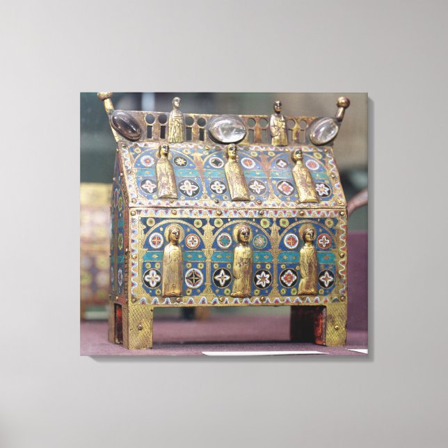 Lienzo Reliquary Chasse, Limoges, c.1200-50 (Anverso)