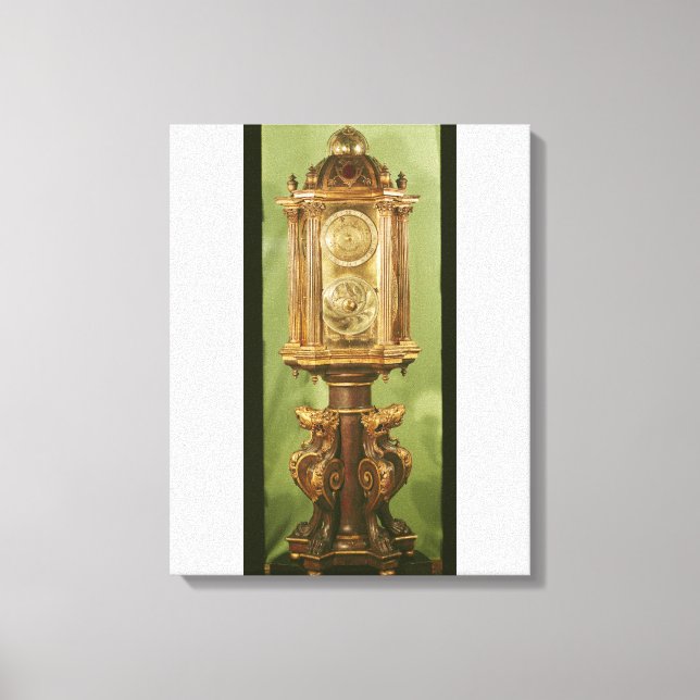 Lienzo Reloj planetario, completado en 1520 (Anverso)