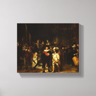 Lienzo Rembrandt Nightwatch Night Watch Pintura barroca