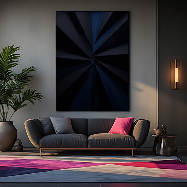 Lienzo Remolino Azul Profundo (Subido por el creador)