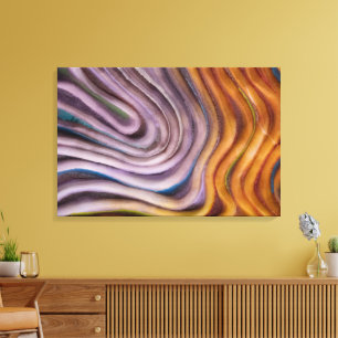 Lienzo remolino de pintura abstracta