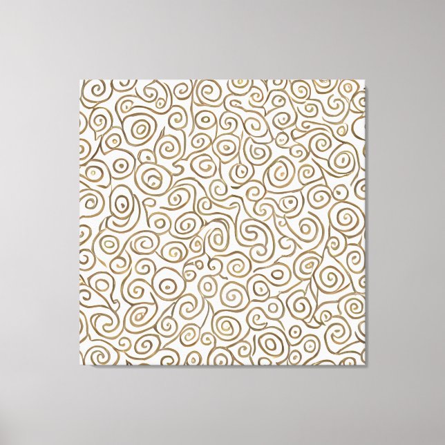 Lienzo Remolinos de maravilla: espirales de sofisticación (Anverso)