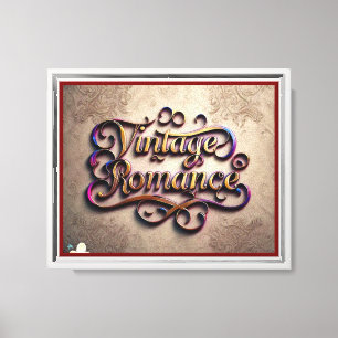 Lienzo "Renacimiento del romance vintage"