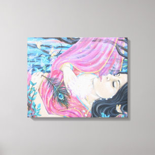 Lienzo "Rendirse al amor"