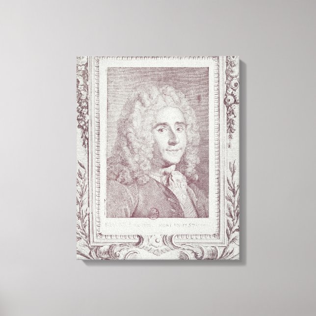 Lienzo Rene Antoine Ferchault de Reaumur (Anverso)