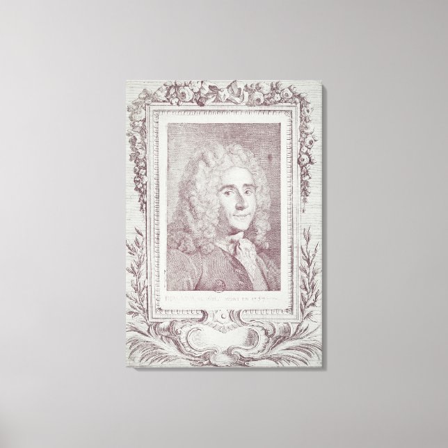 Lienzo Rene Antoine Ferchault de Reaumur (Anverso)