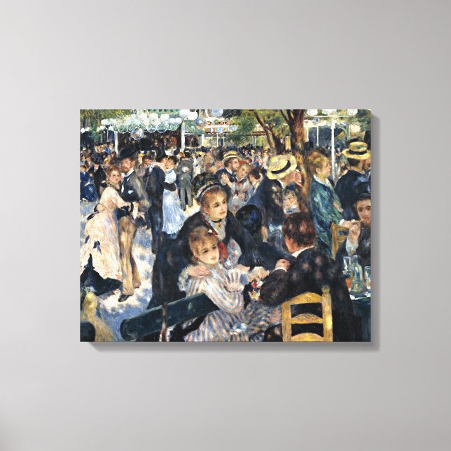 Lienzo Renoir - Bal du Moulin de la Galette (Anverso)