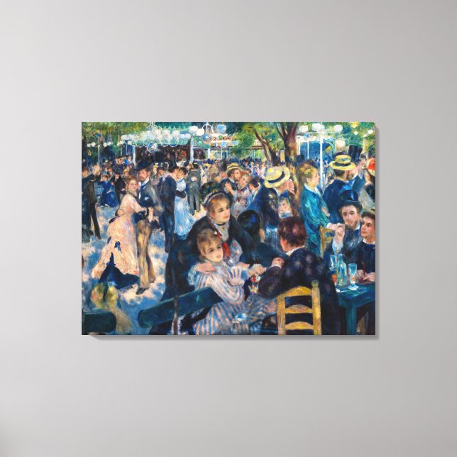 Lienzo Renoir - Danza en Le Moulin de la Galette (Anverso)