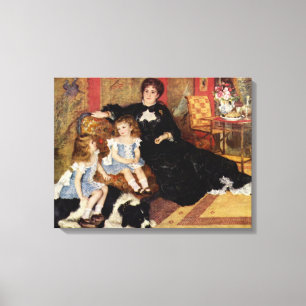 Lienzo Renoir mme Charpentier y sus hijos
