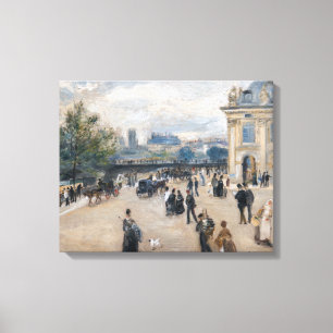 Lienzo Renoir - París, Instituto en el Muelle Malaquais