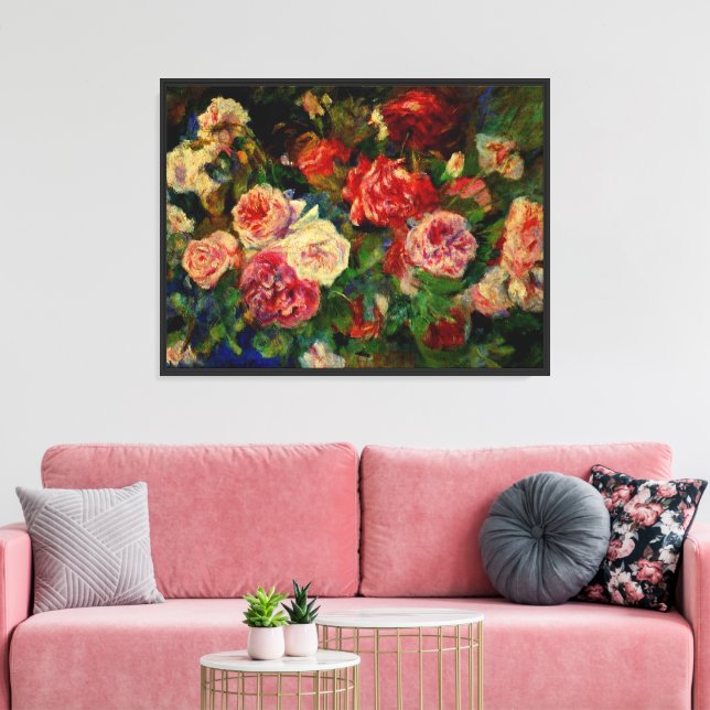 Lienzo Renoir - Rosas (Insitu (Sala de estar))