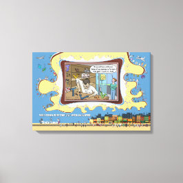 Lienzo Reparador de TV | Humor de Juegos de Palabras Absu