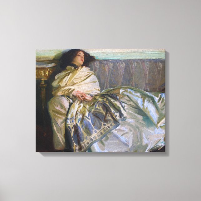 Lienzo Repose de John Singer Sargent (Anverso)