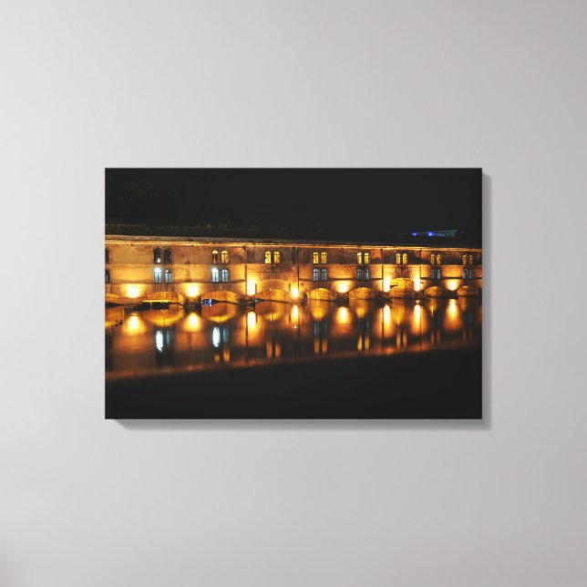 Lienzo Represa Vauban en Estrasburgo (Anverso)