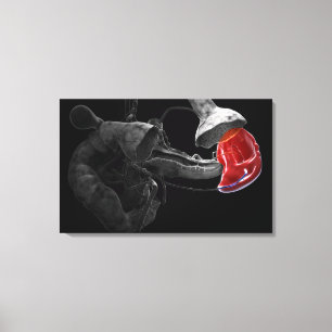 Lienzo Representación artística 3d del bazo