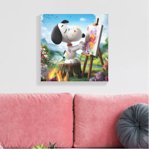 Lienzo Representación en 3D de una pintura de un artista 