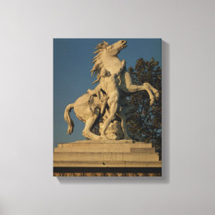 Lienzo Reproducción de una del originall de dos "caballo