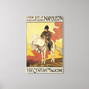 Lienzo Reproducción de una publicidad de poster 'una
