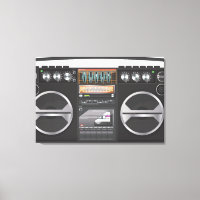 Reproductor de música retro Boombox