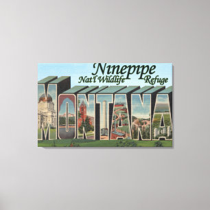 Lienzo Reserva nacional de Ninepipe, Montana