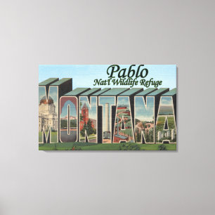 Lienzo Reserva nacional de Pablo, Montana