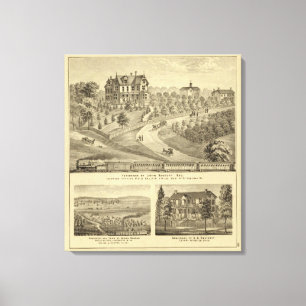 Lienzo Residencia de Juan Biggert, estación de Idlewood