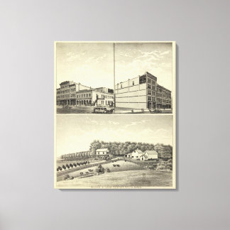 Lienzo Residencia de Petersen, Dewey, y Stone, Nebraska