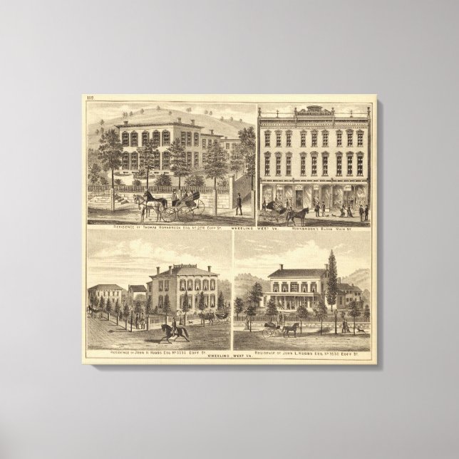 Lienzo Residencia de Thomas Hornbrook (Anverso)