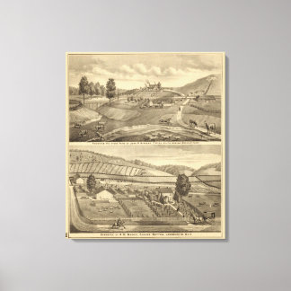 Lienzo Residencia y granja