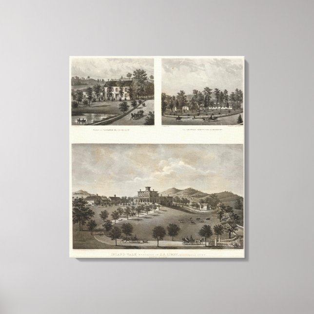 Lienzo Residencias de Libby, Halstead (Anverso)