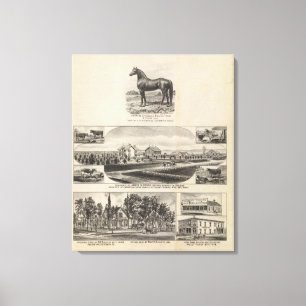 Lienzo Residencias de Oxford y Abilene, Kansas