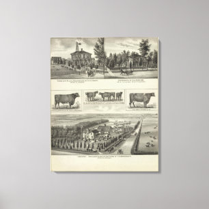 Lienzo Residencias y granja común, Wichita, Kansas