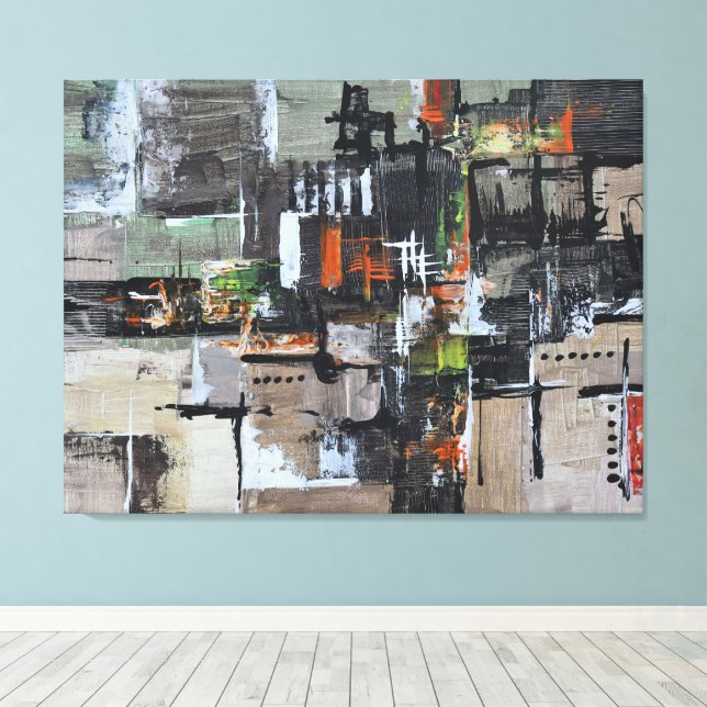 Lienzo Resiliencia (Insitu (piso de madera))