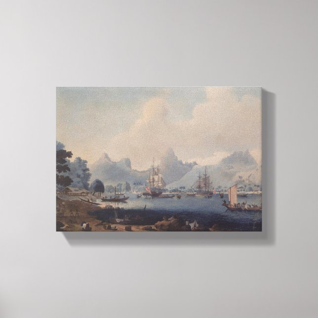 Lienzo Resolución y descubrimiento de HMS en Morea (Anverso)