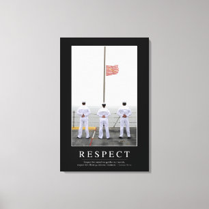 Lienzo Respecto: Cita inspiradora 1