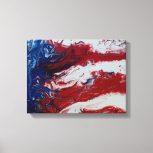 Lienzo Respete la bandera