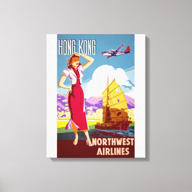 Lienzo Restauración de Poster de viajes de cosecha de Hon (Anverso)