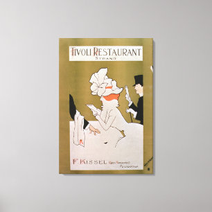 Lienzo "Restaurante de Tivoli, filamento", Londres (litho