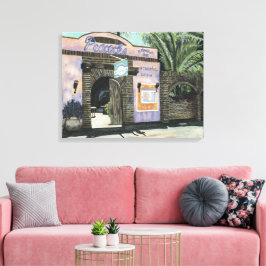 Lienzo Restaurante Peacocks Pintura Cabo San Lucas