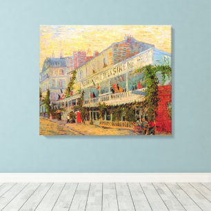 Lienzo Restaurante Sirene, Asnières por Vincent van Gogh