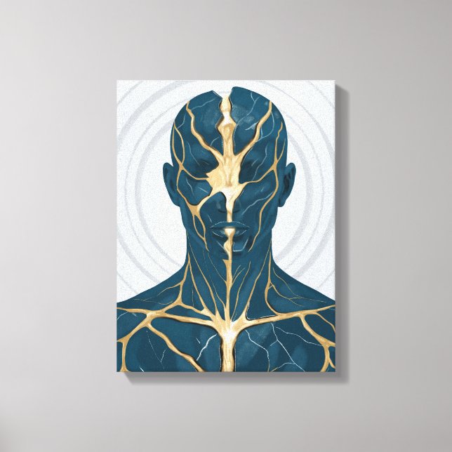 Lienzo Restored I A – Healing and Balance Art (Anverso)