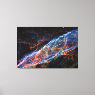 Lienzo Restos de Supernova de la Nebulosa del Velo Telesc