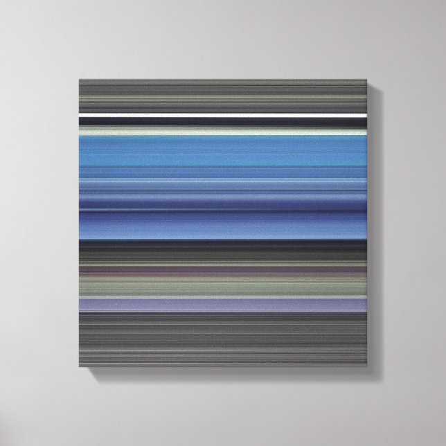 Lienzo Resumen #1: Azul y gris (Anverso)