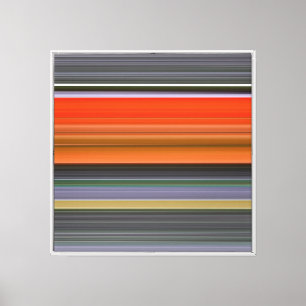 Lienzo Resumen #1: Naranja y gris