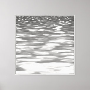 Lienzo Resumen #3: Brillo gris plateado