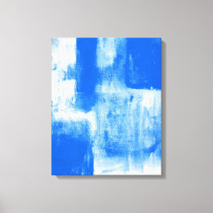 Lienzo Resumen azul
