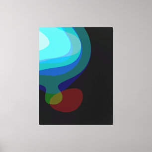 Lienzo Resumen Azul Y Negro, Art. 915