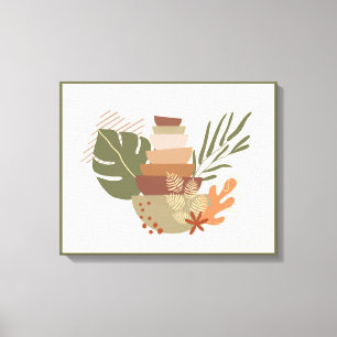 Lienzo Resumen botánico minimalista III 20"x16"