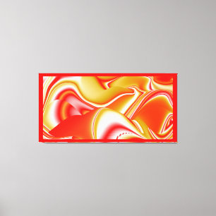 Lienzo Resumen de amor y oro en 3D Rainbowart