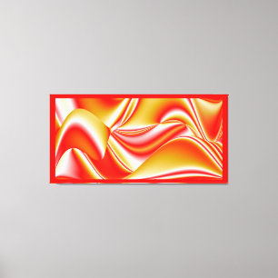 Lienzo Resumen de amor y oro en 3D Rainbowart